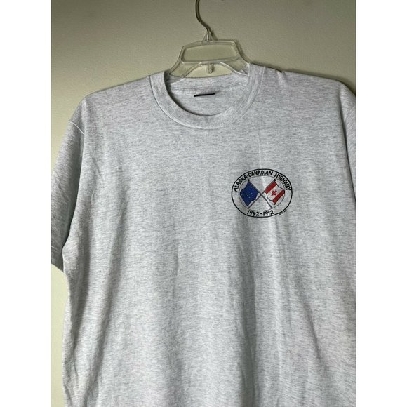 VTG 1990s Vintage Alaska Canadian HWY XL t-shirt - Picture 3 of 8